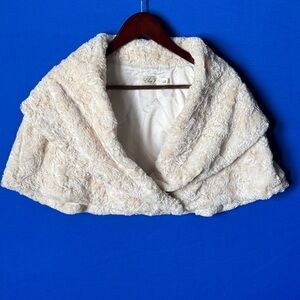 Eliza J Ivory Teddy Jacket FURBIE EJ6